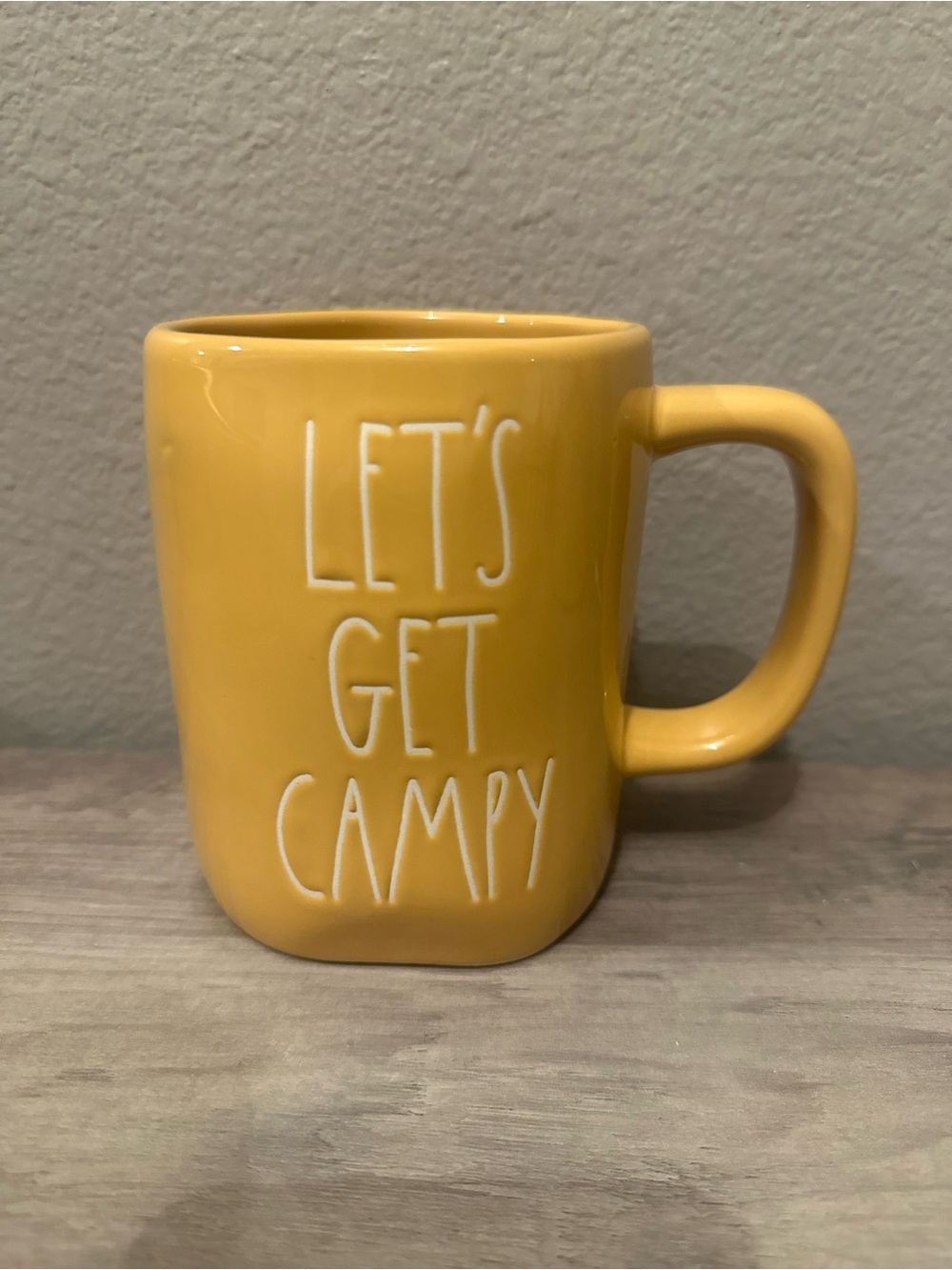 NWOT Rae Dunn Let’s Get Campy Mug